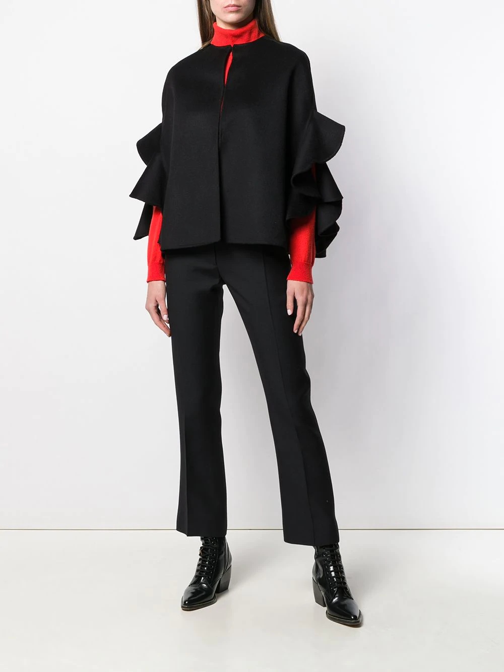 flare leg trousers - 2