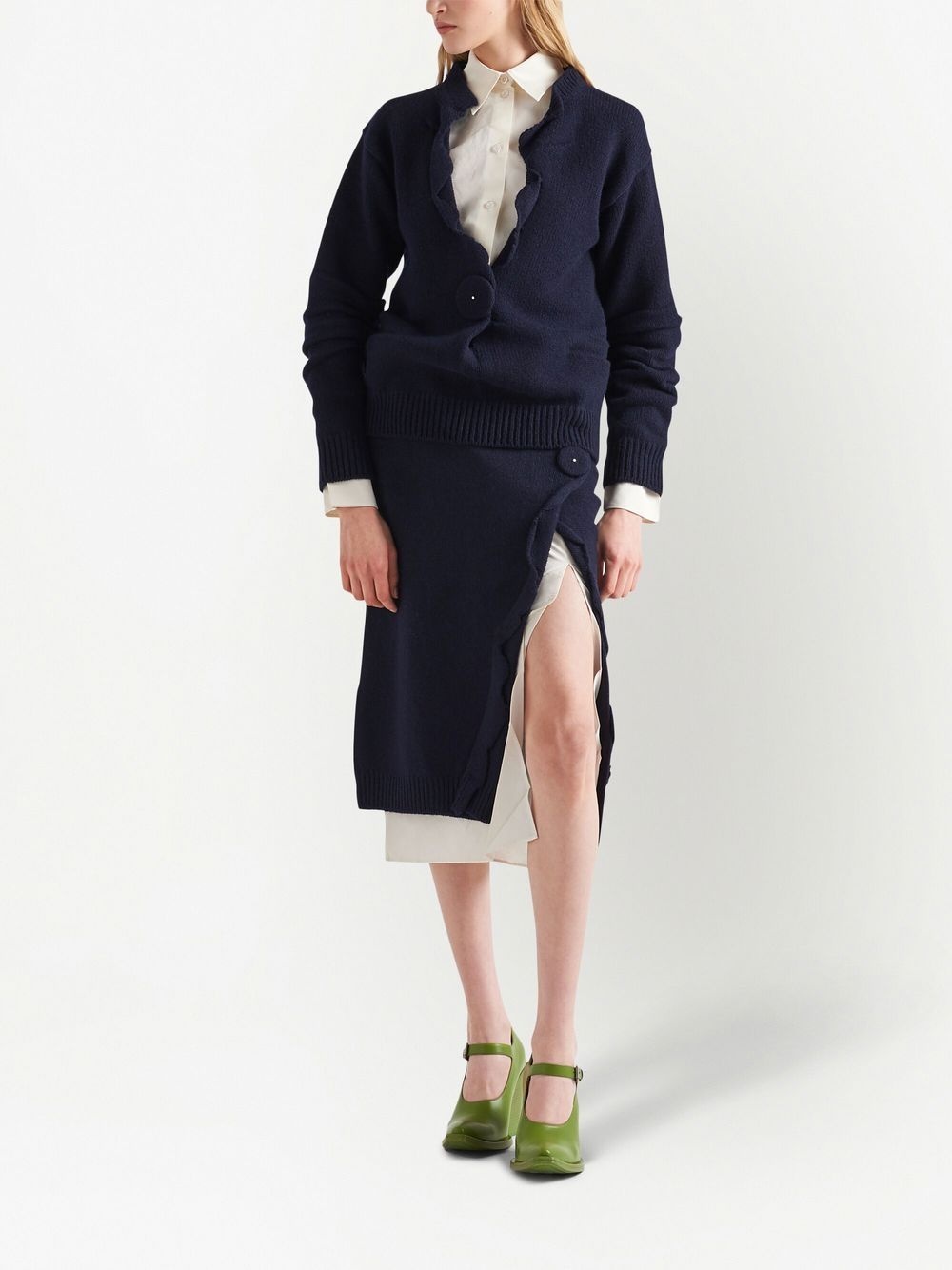 cashmere V-neck jumper - 2