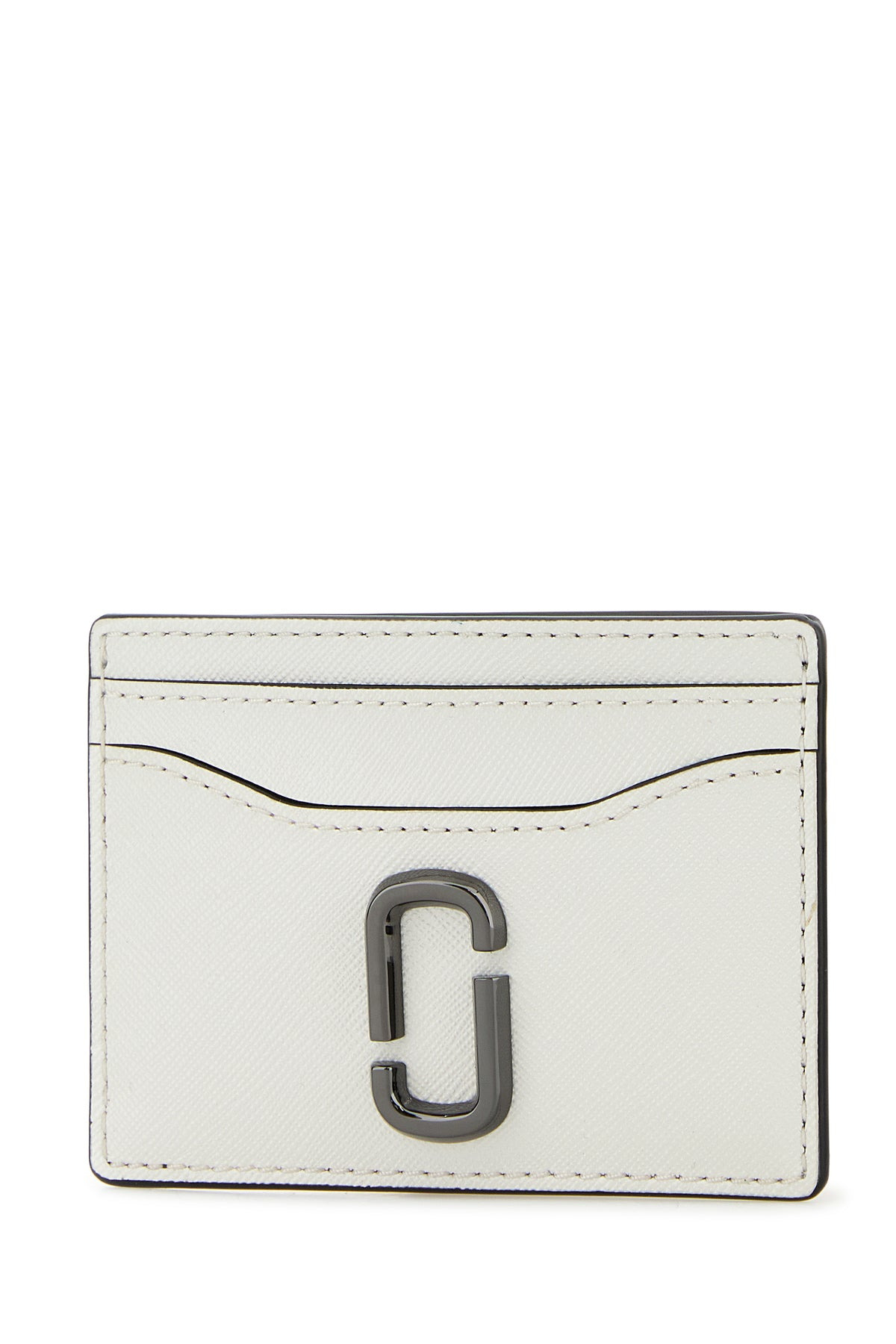 Two-tone leather The Utility Snapshot card holder - 2