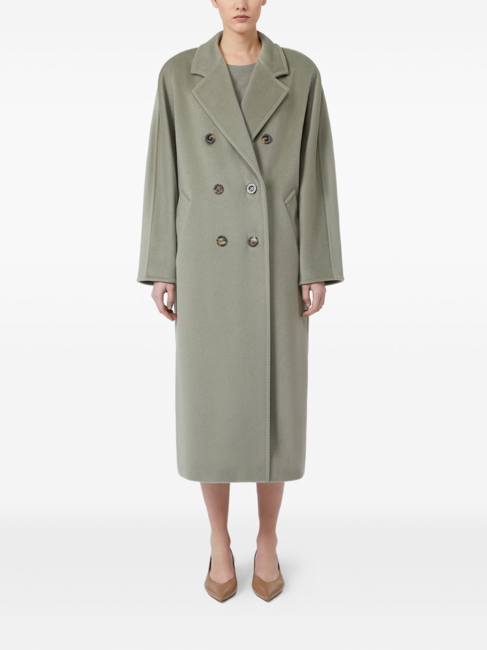 Puffer double-breasted buttoned coat - 2