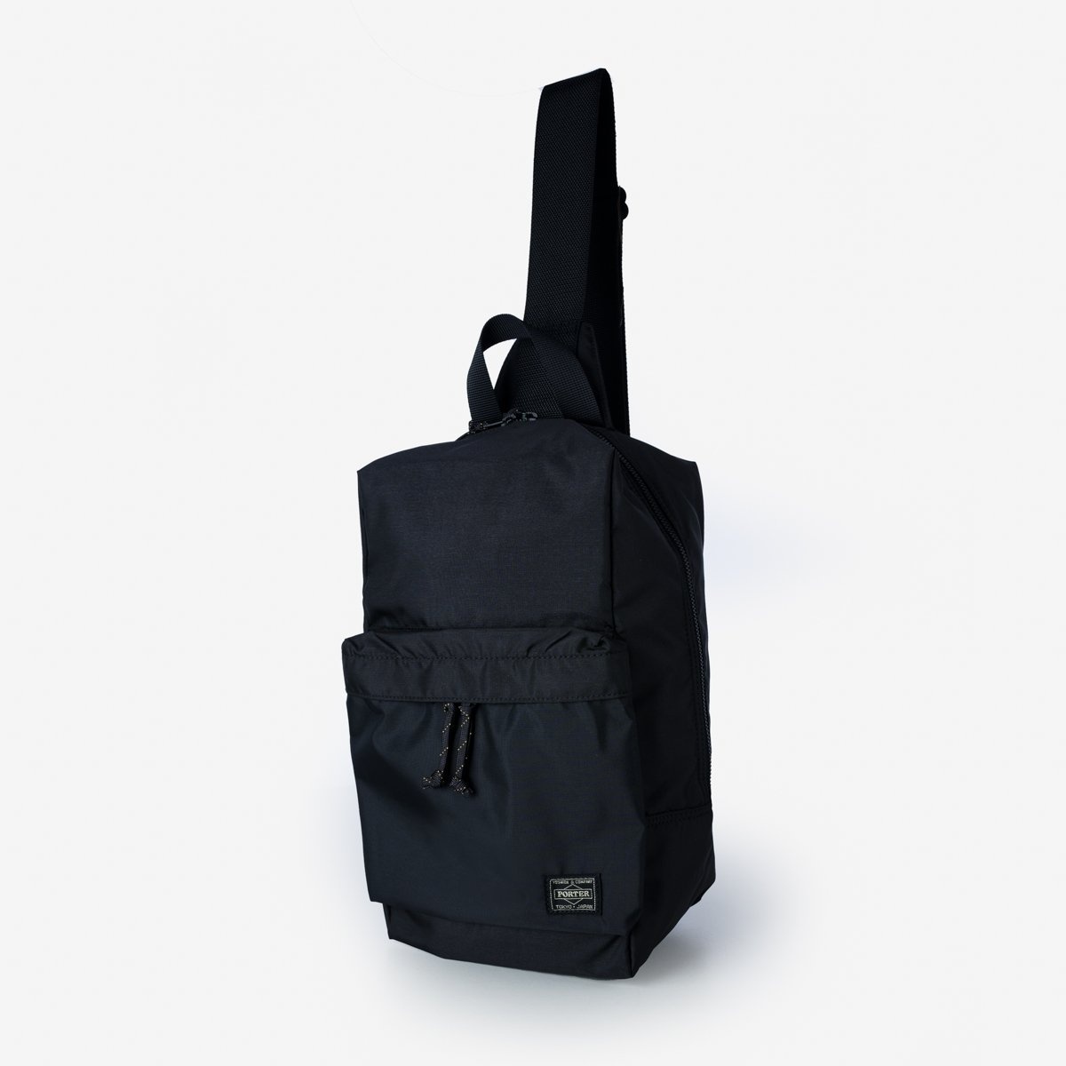 POR-FOR-SSB-BLK Porter - Yoshida & Co. - Force Sling Shoulder Bag - Black - 1