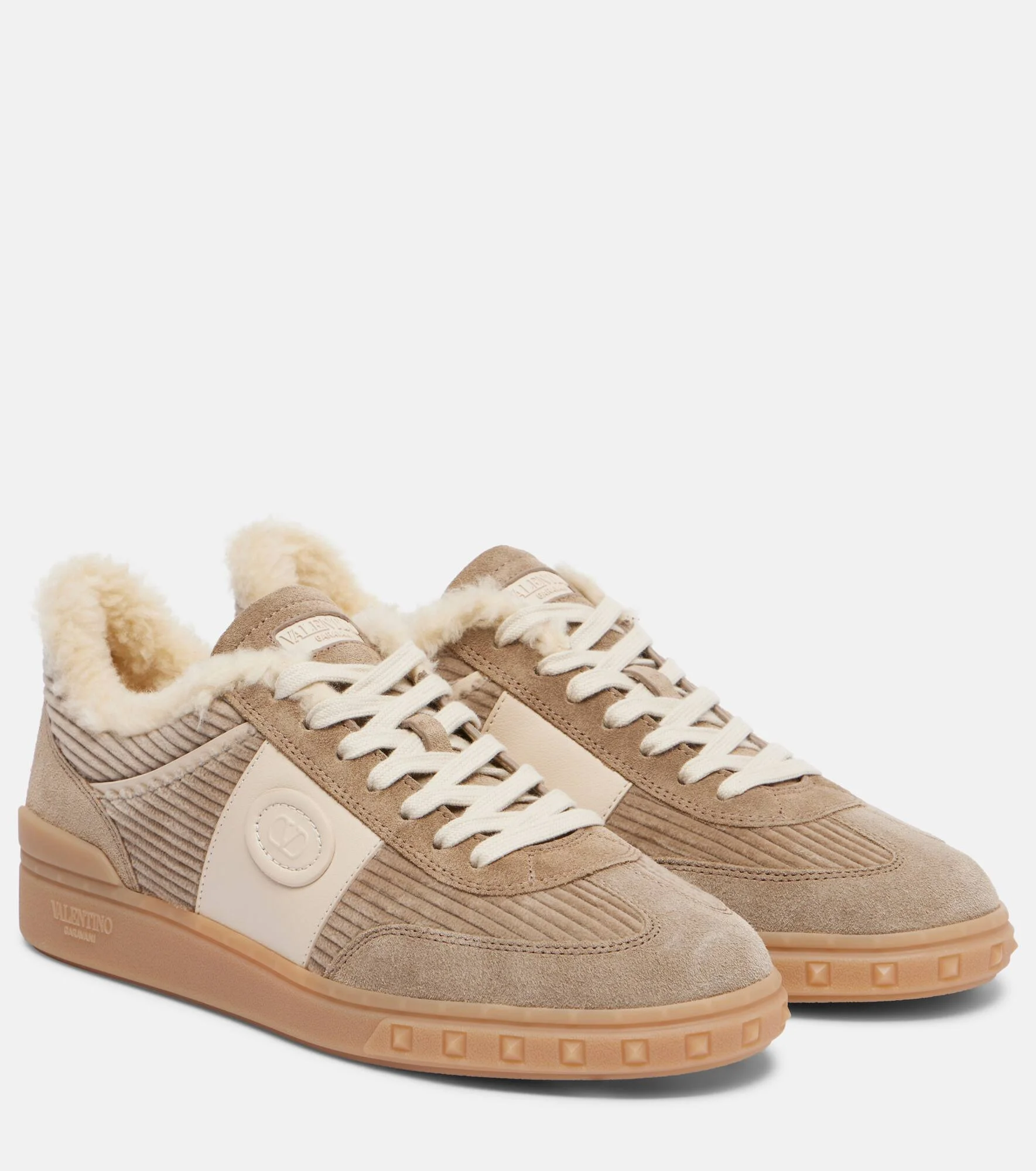 Upvillage suede and corduroy sneakers - 1