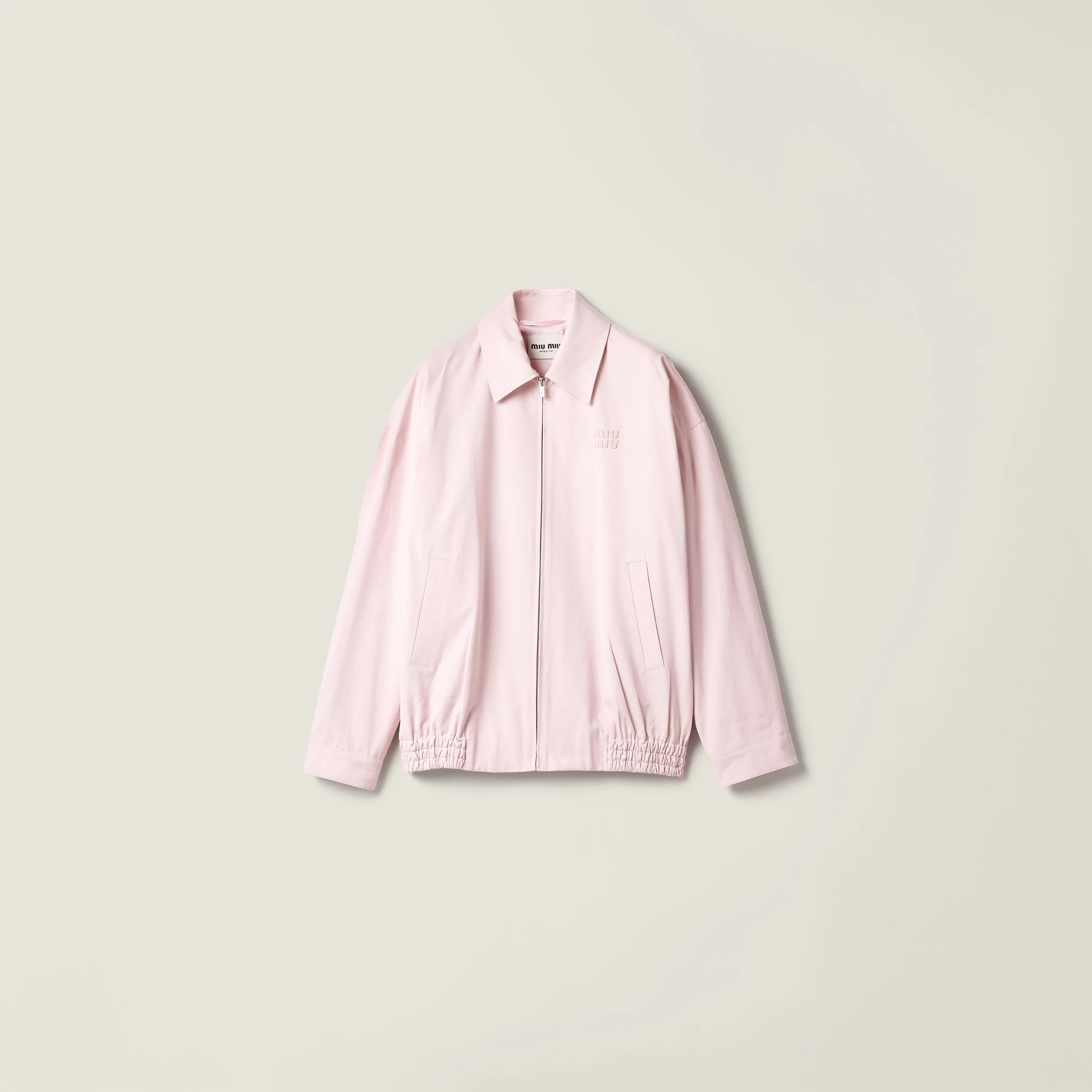 Poplin blouson jacket - 1