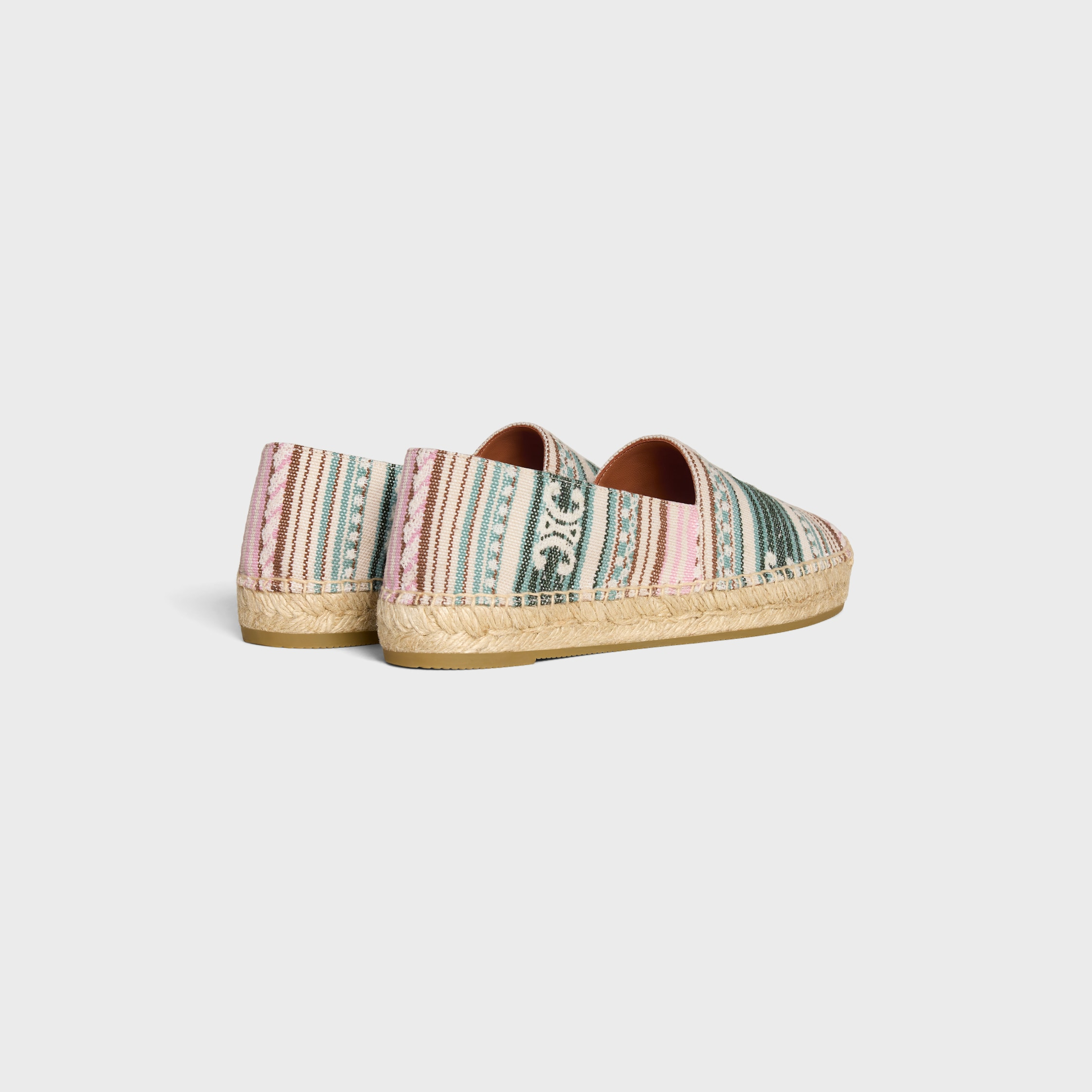 LES ESPADRILLES CELINE IN Triomphe Jacquard Fabric - 3
