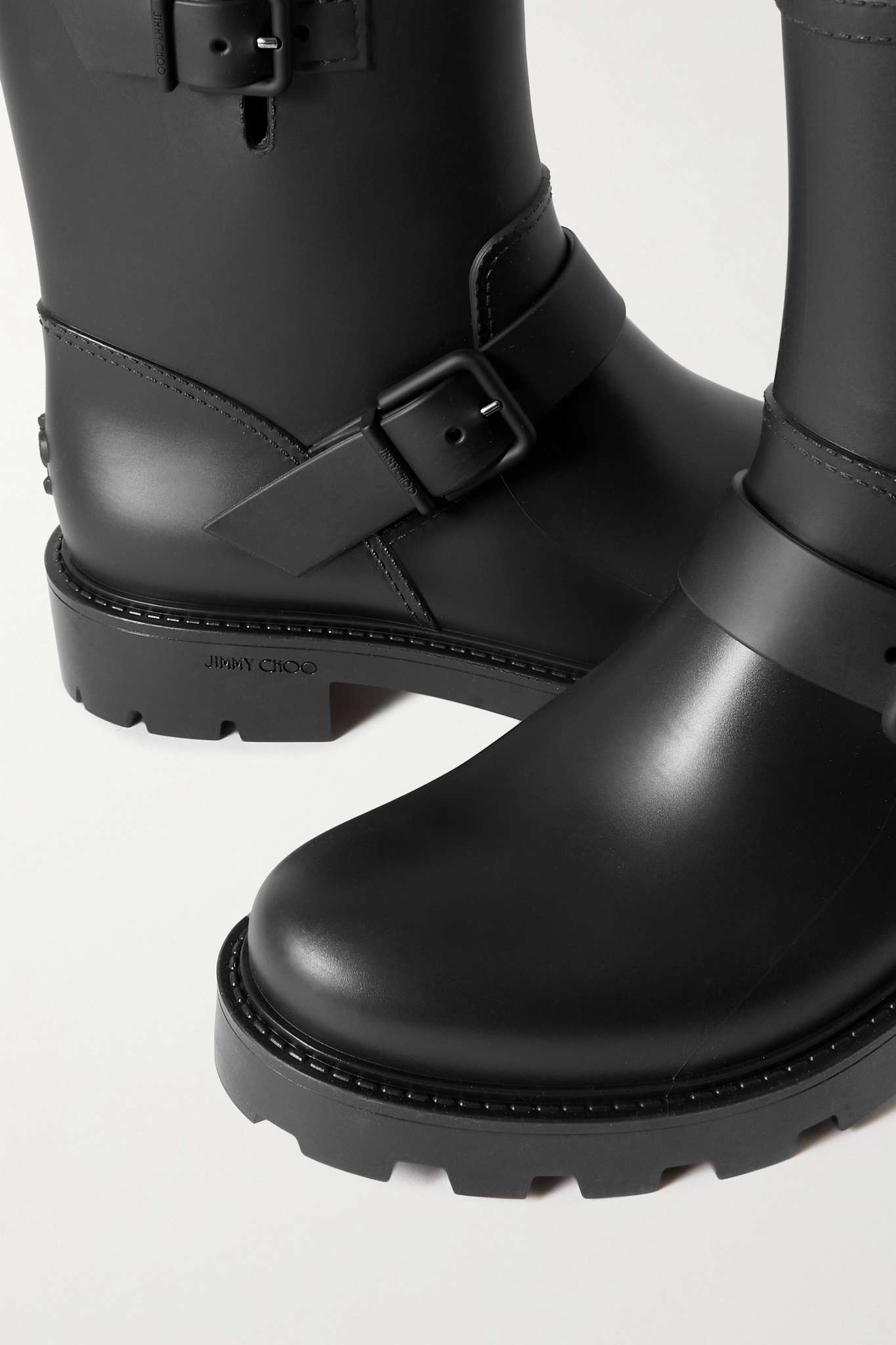 Yael buckled rubber ankle boots - 4