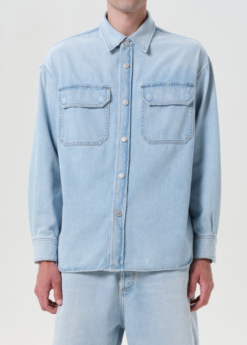 AGOLDE CAMRYN SHIRT IN EXTRACT outlook
