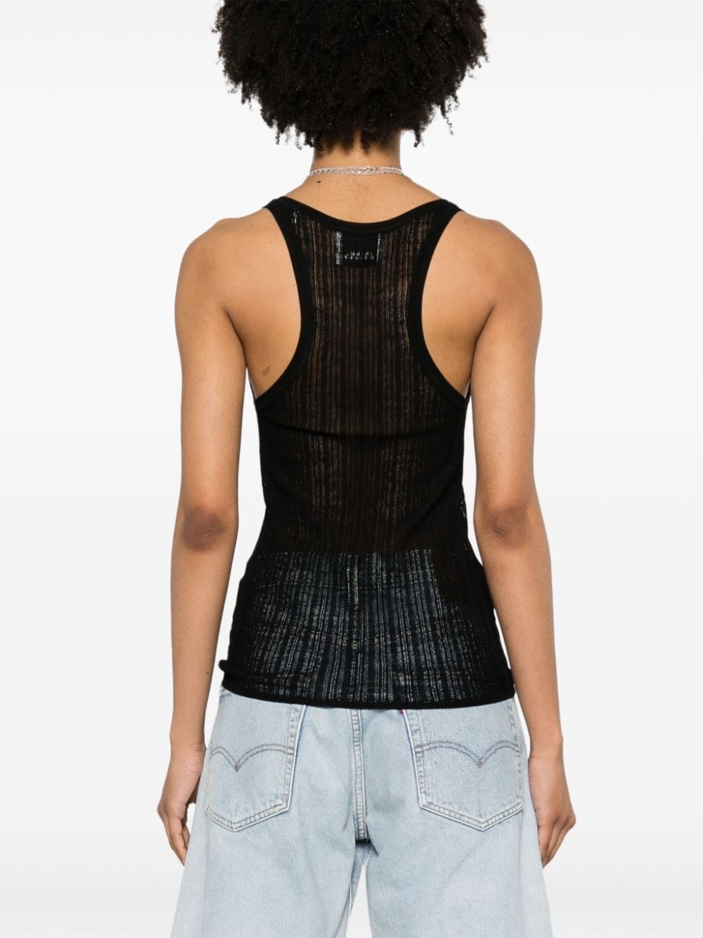 Dorsia open-knit top - 4