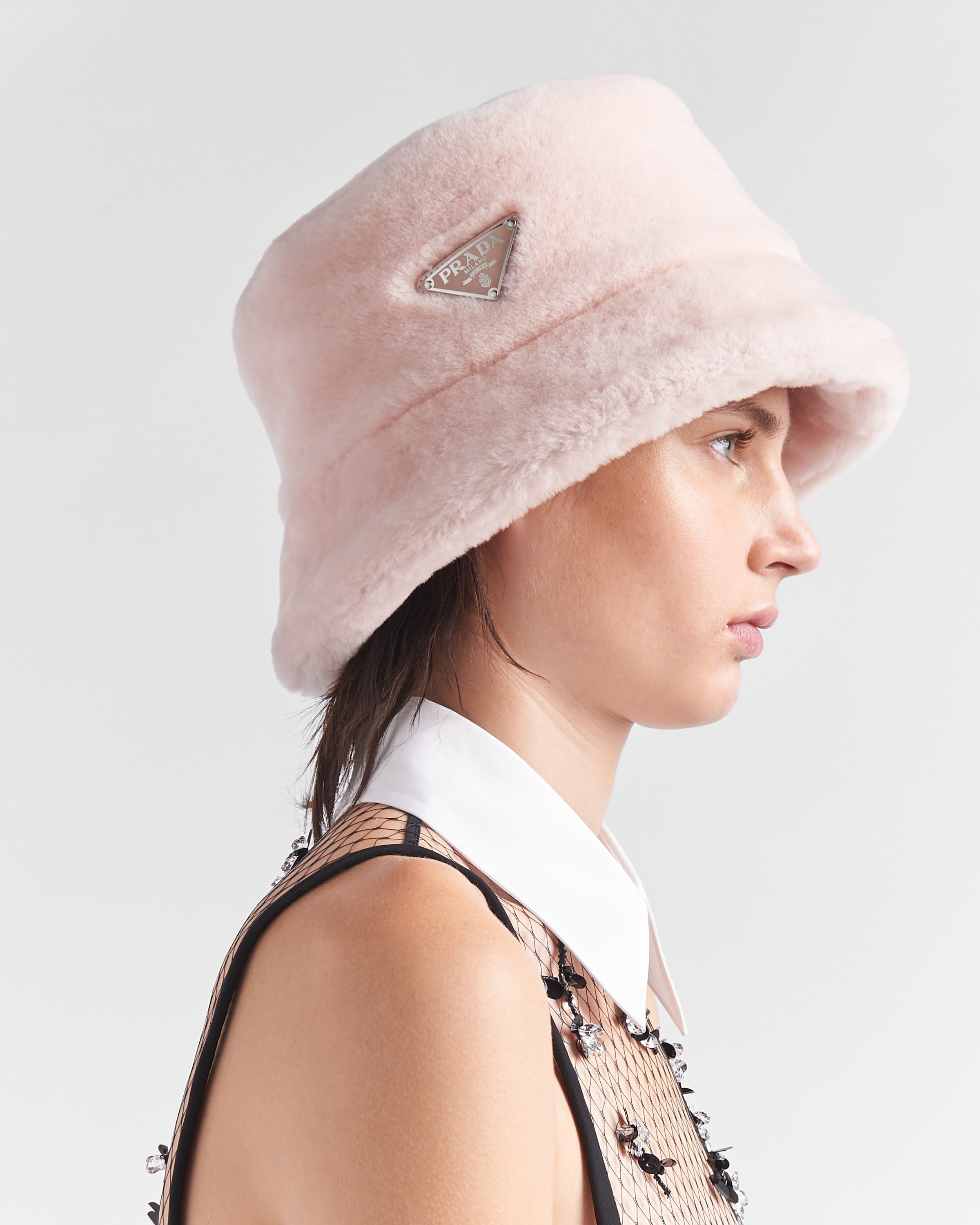 Shearling bucket hat - 2