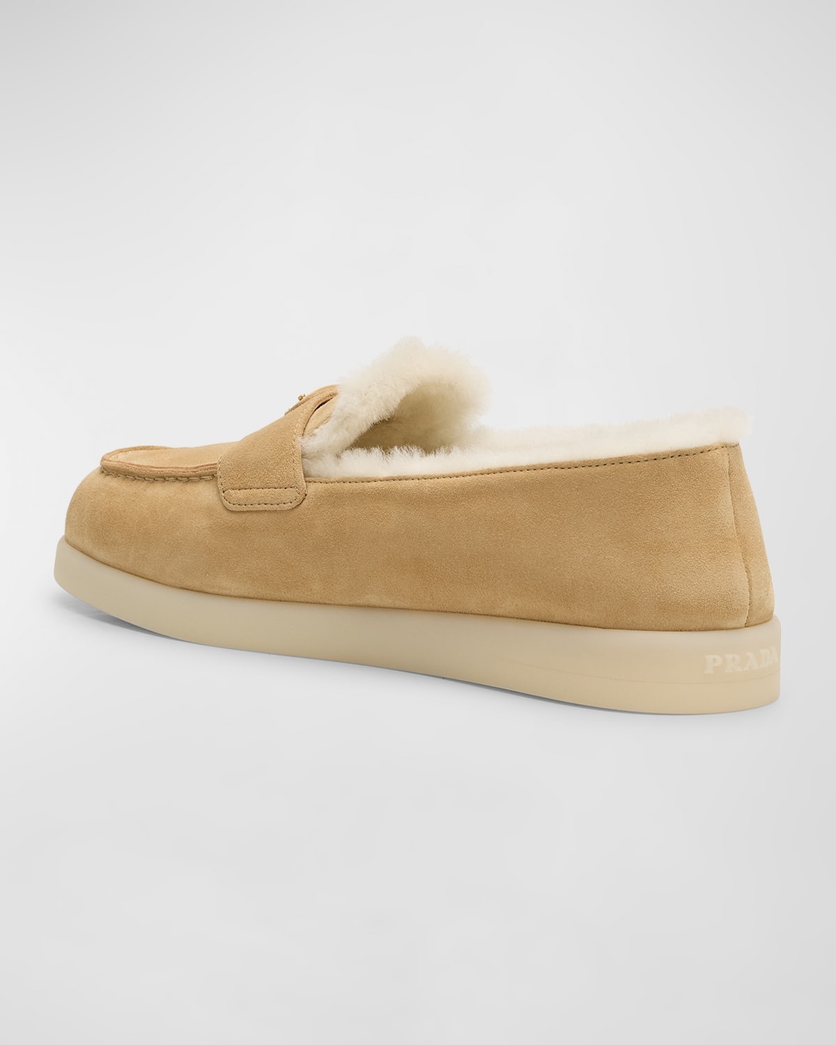 St Tropez Suede Shearling Loafers - 3