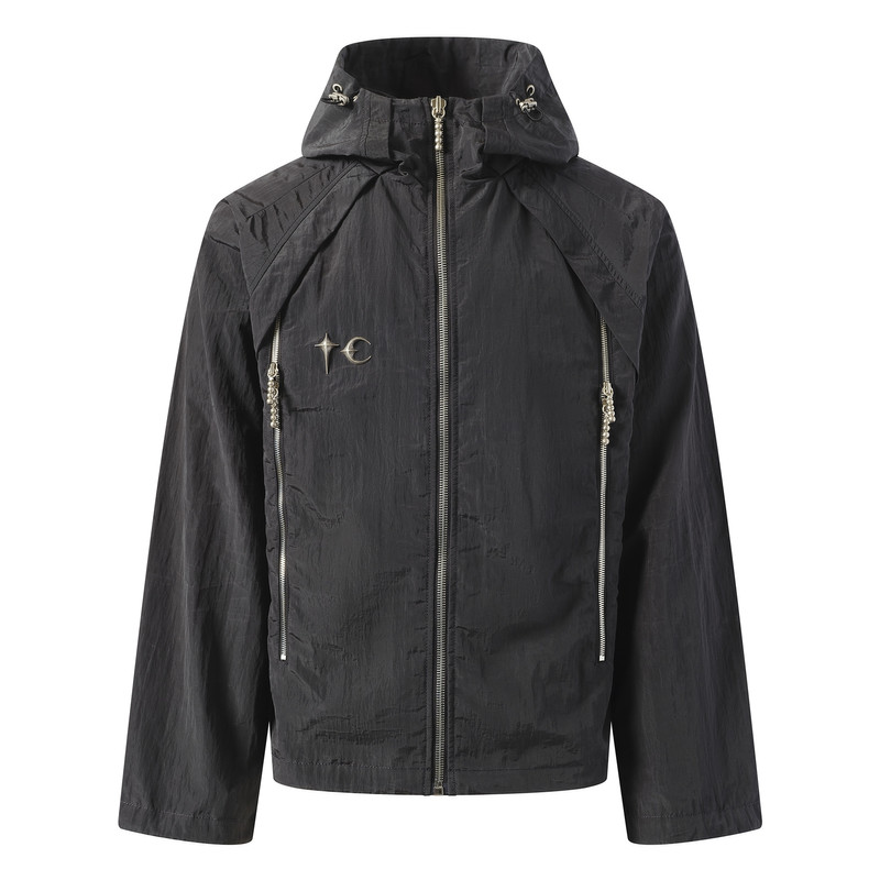 Thug Club Scarred Wind Soldier Jacket in Black outlook