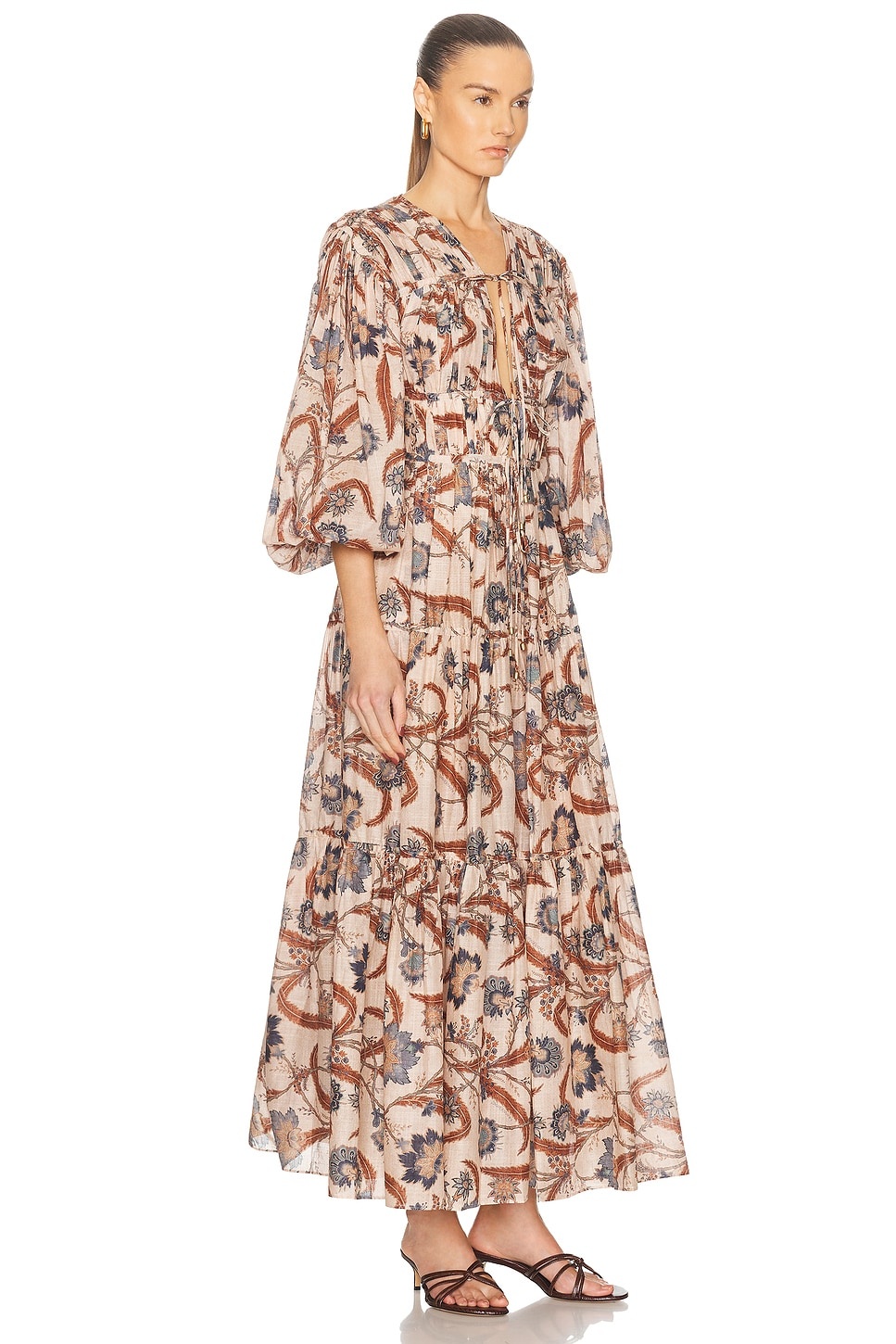 Ascension Tie Billow Maxi Dress - 2