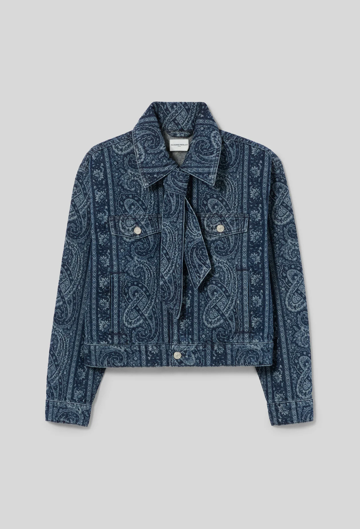 PRINTED DENIM JACKET - 1