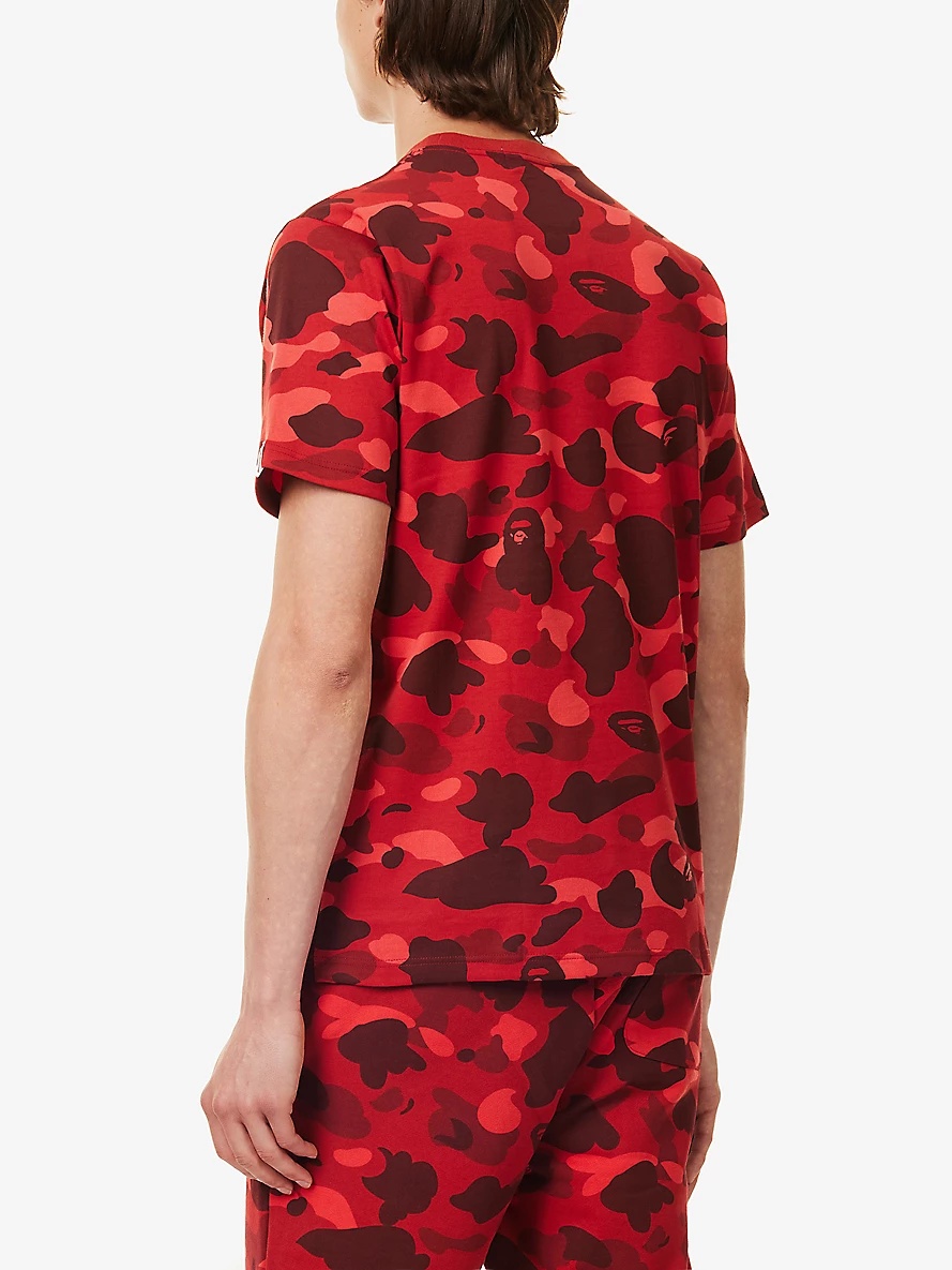 Camo cotton-jersey T-shirt - 4