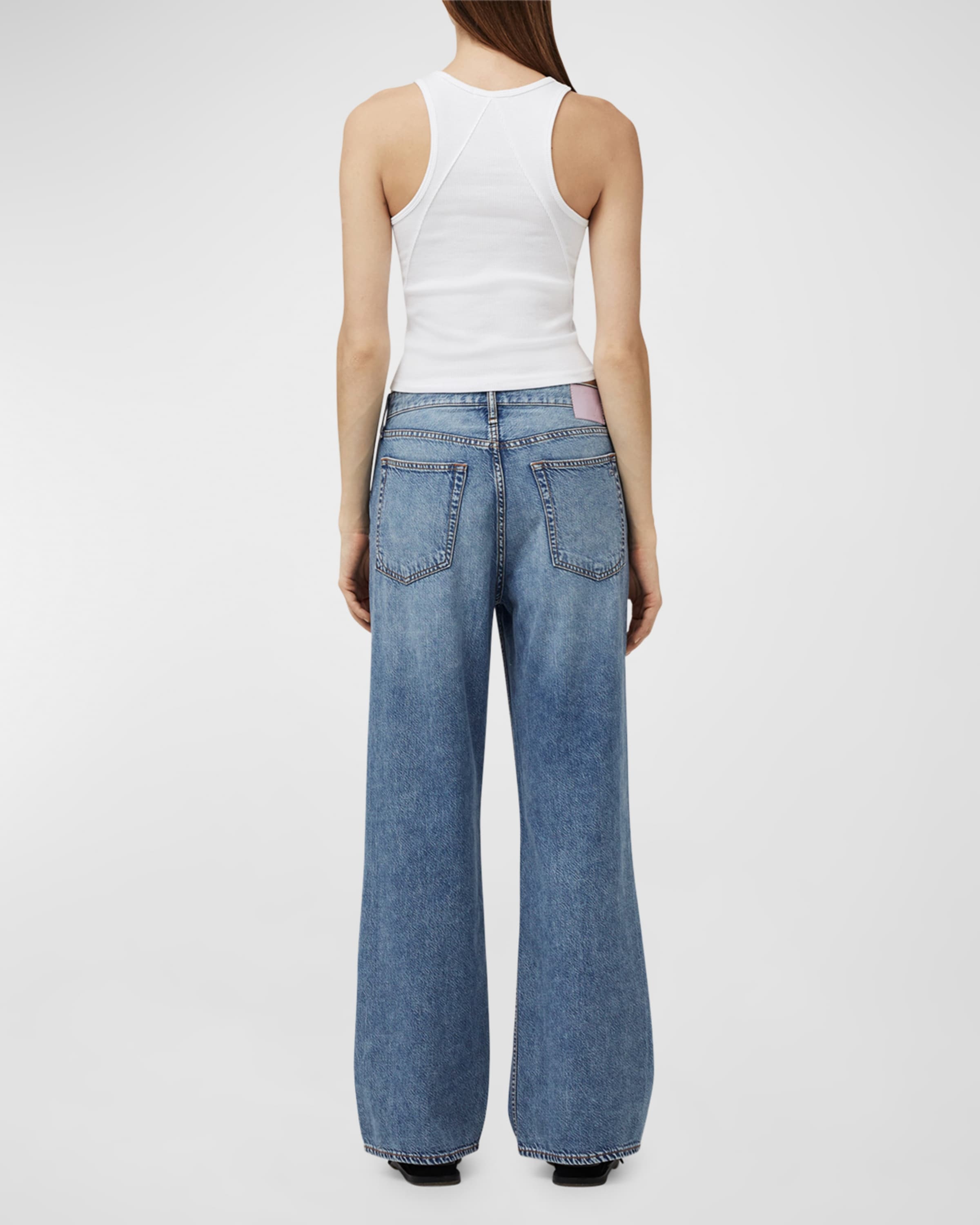 Featherweight Logan Mid-Rise Wide Relaxed Jeans - 4