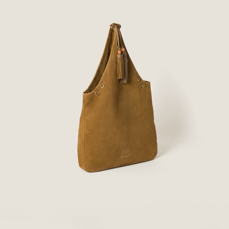 Miu Miu Suede handbag with tassels outlook