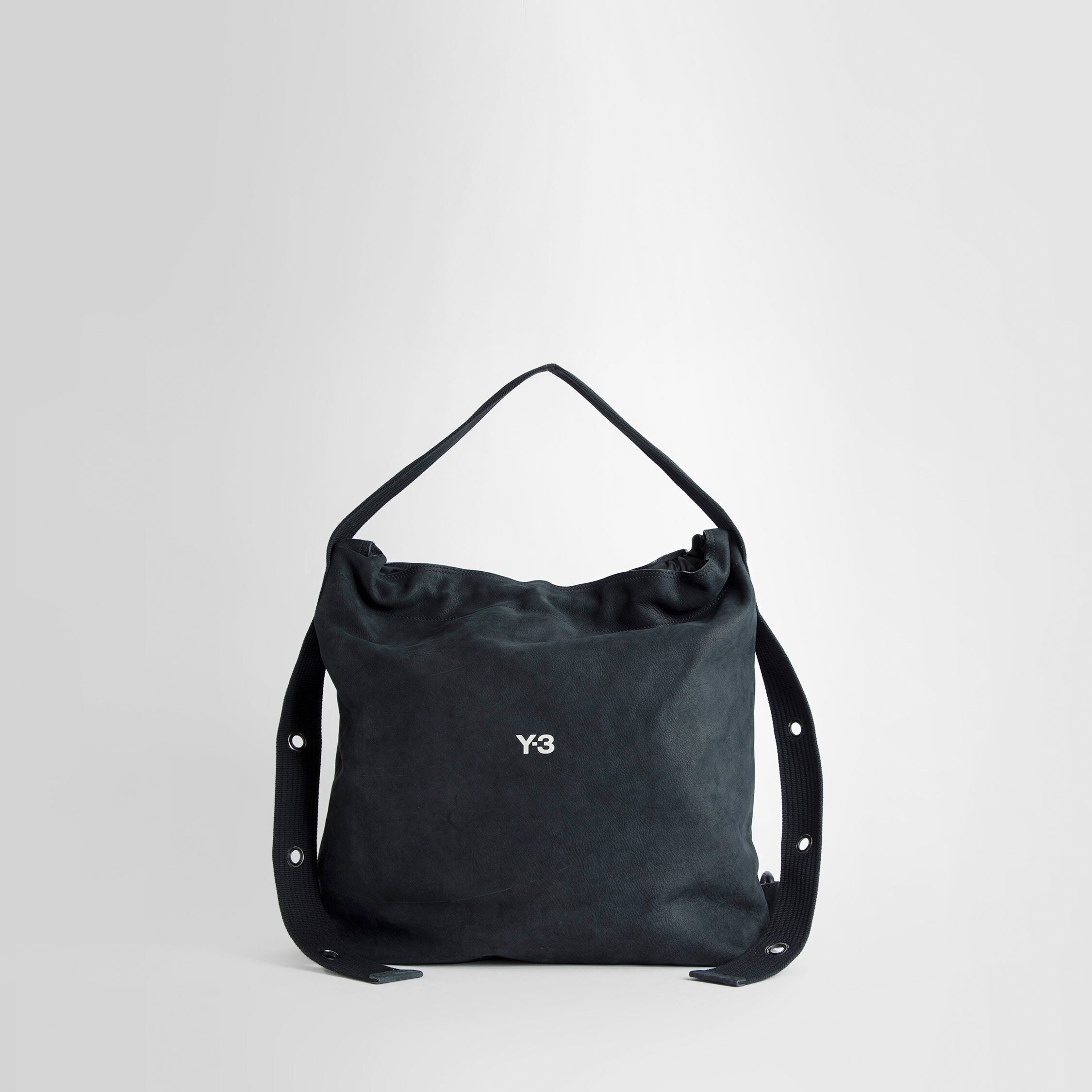 Y-3 UNISEX BLACK SHOULDER BAGS - 5