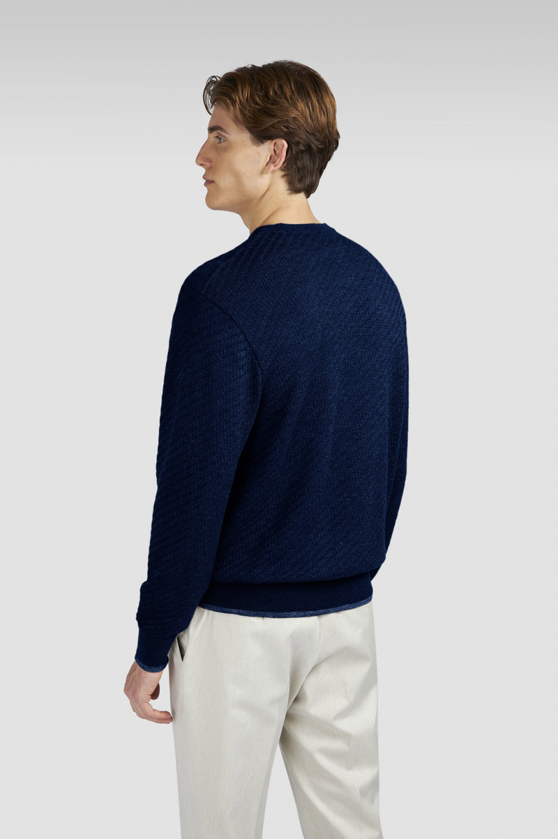 MERINO EXTRAFINE WOOL CREWNECK SWEATER 3