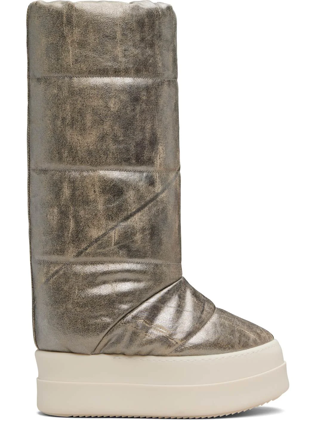 Silver Concordians Mega Bumper Knee High Lunar Boots - 1