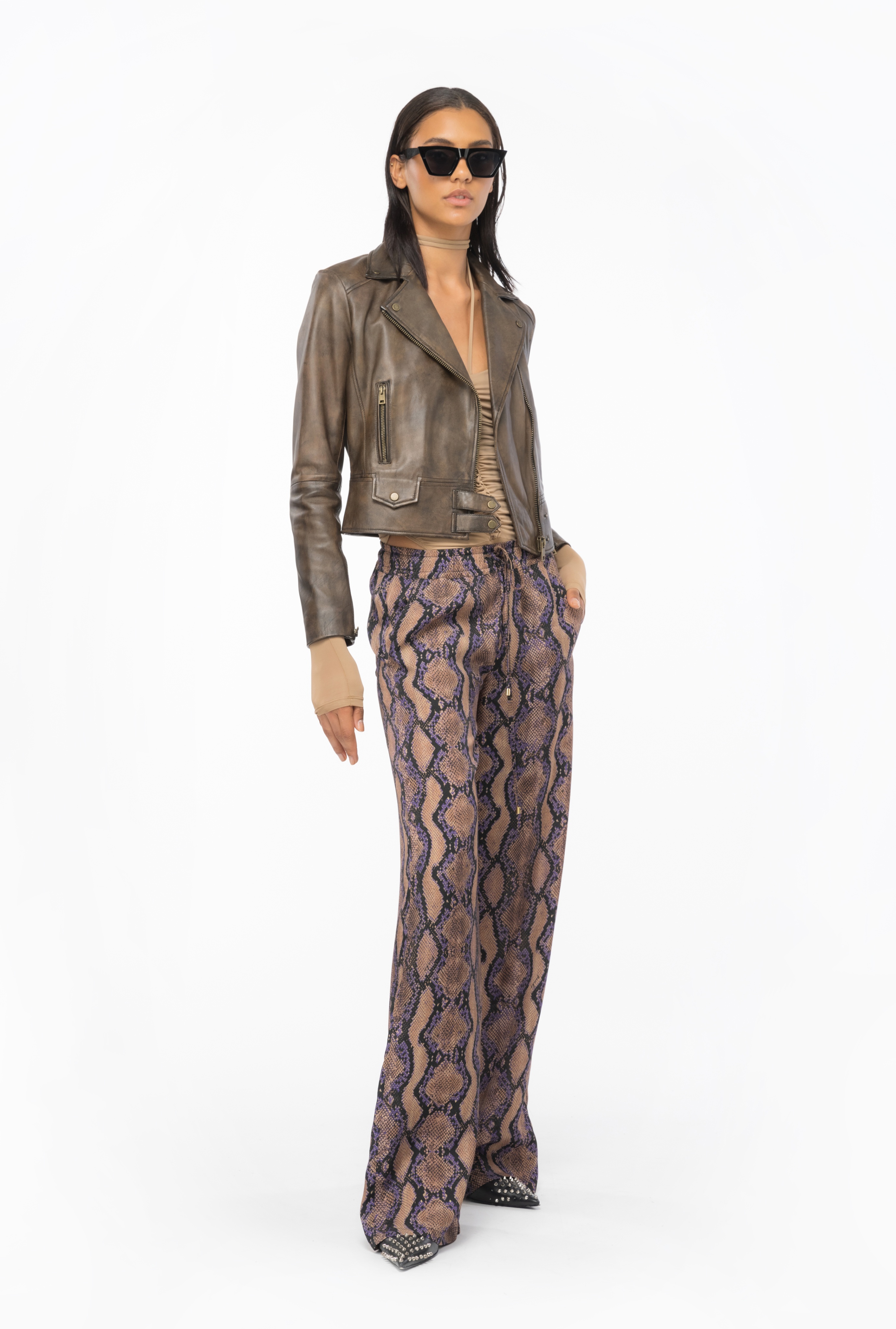 NAPPA LEATHER BIKER JACKET - 3