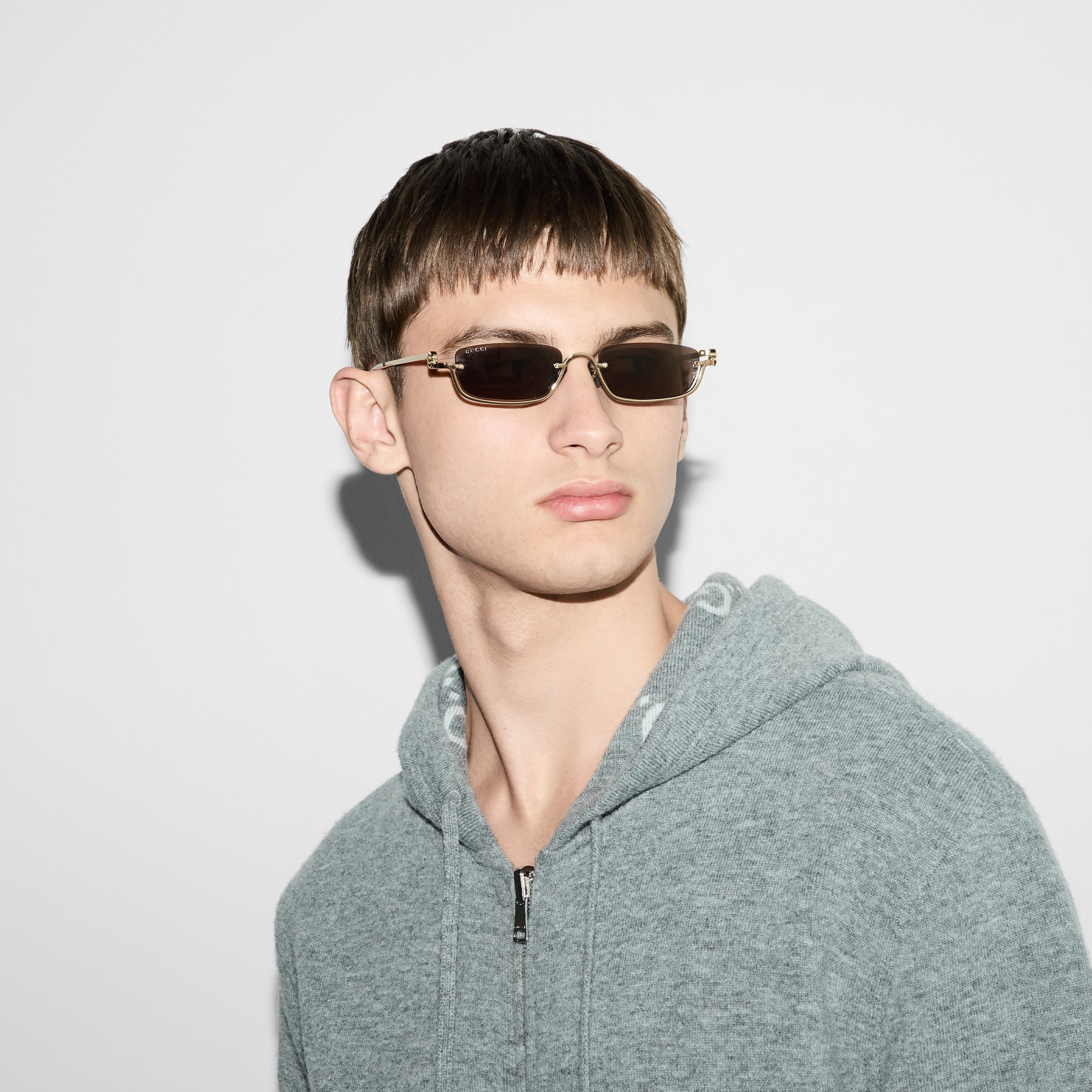 Rectangular-frame sunglasses - 4