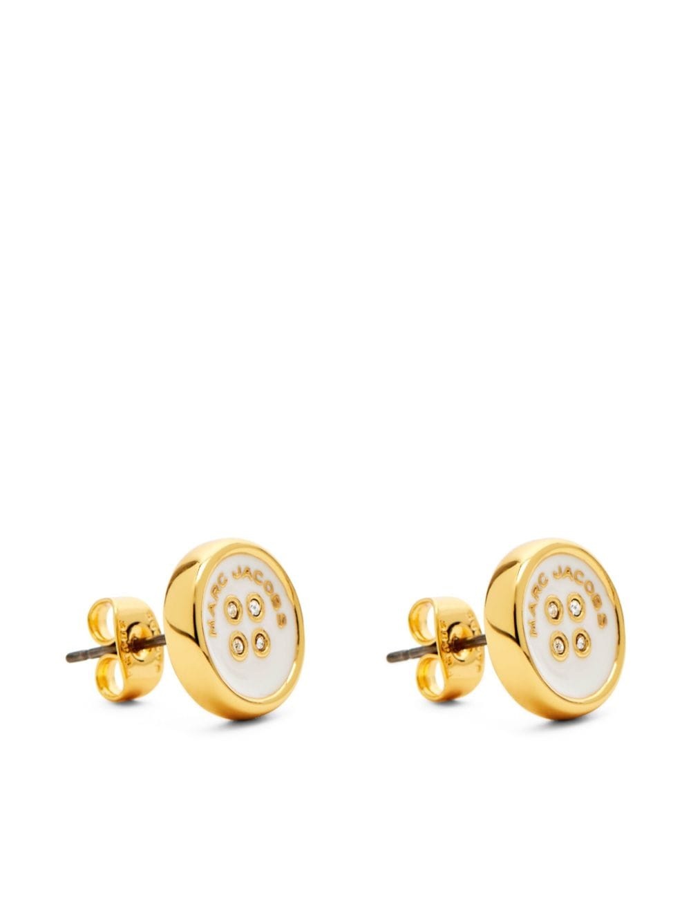 Button earrings - 2