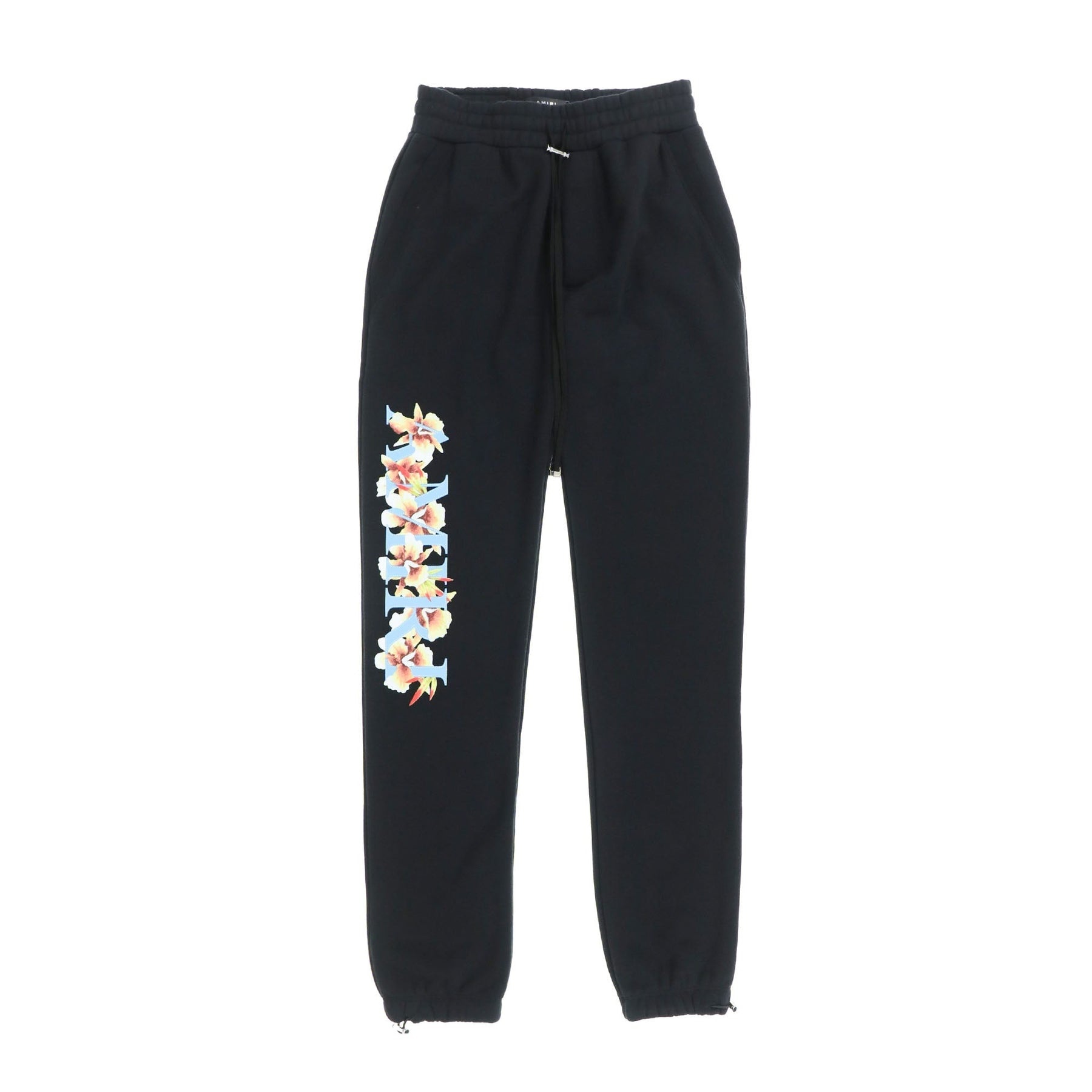 AMIRI HIBISCUS LOGO SWEATPANTS / BLK - 1