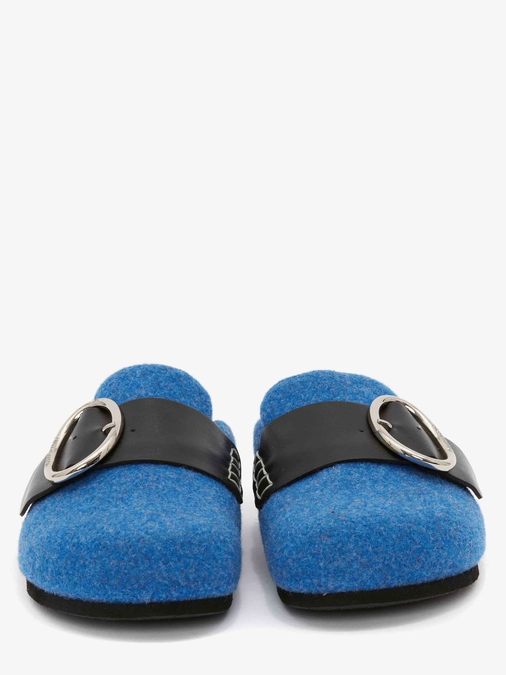 MEN’S FELT BUCKLE LOAFER MULES - 3