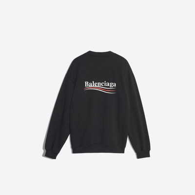 BALENCIAGA Men's Balenciaga Print Sweatshirt in Black outlook