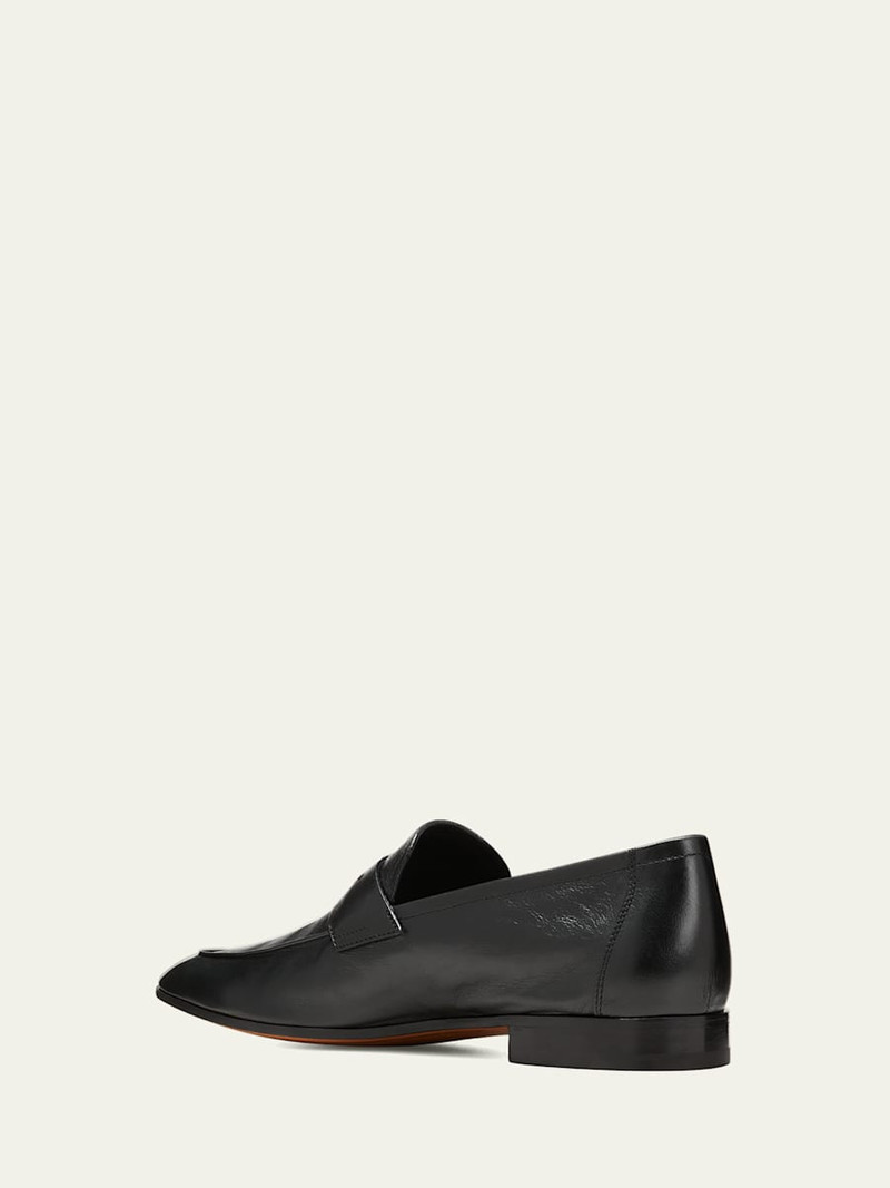 Berluti Men's Lorenzo Kangaroo Leather Loafers outlook