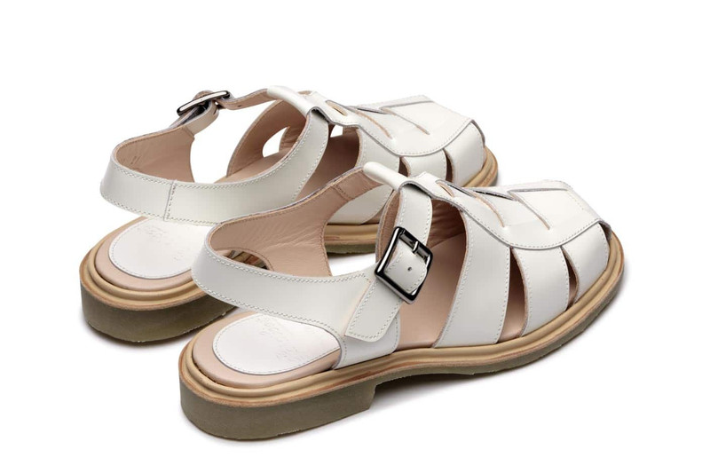 Paraboot Iberis Gloss White - Rubber Sole outlook