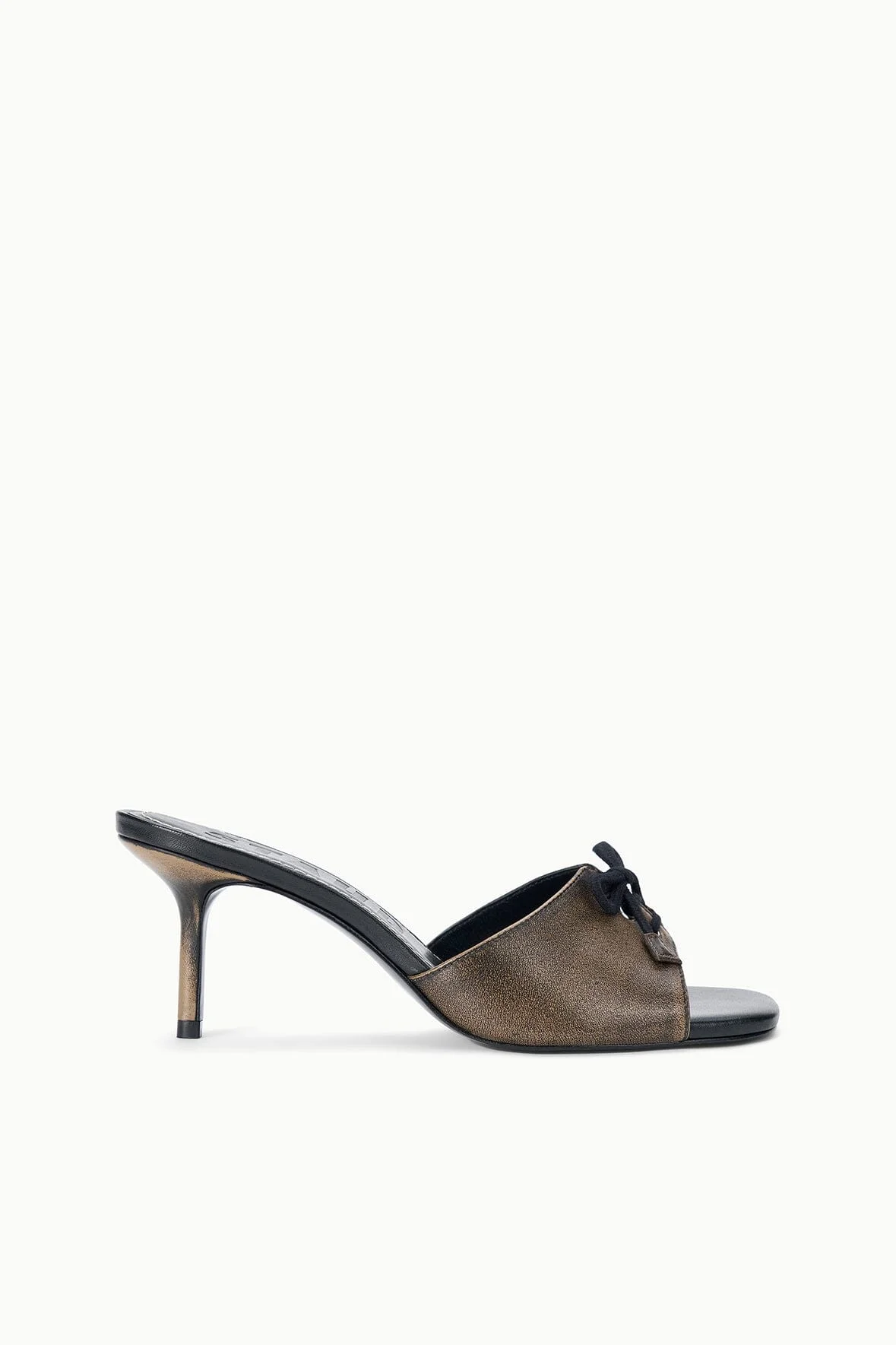 STAUD BLAKE MULE BLACK DISTRESSED - 1