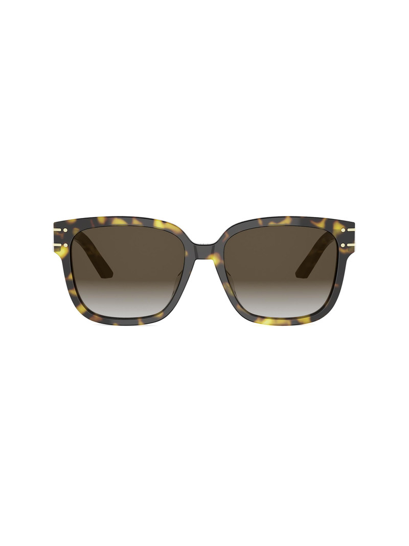 Women's DiorSignature S7F 58MM Square Sunglasses - Darkhavanaandgradientbrown 1