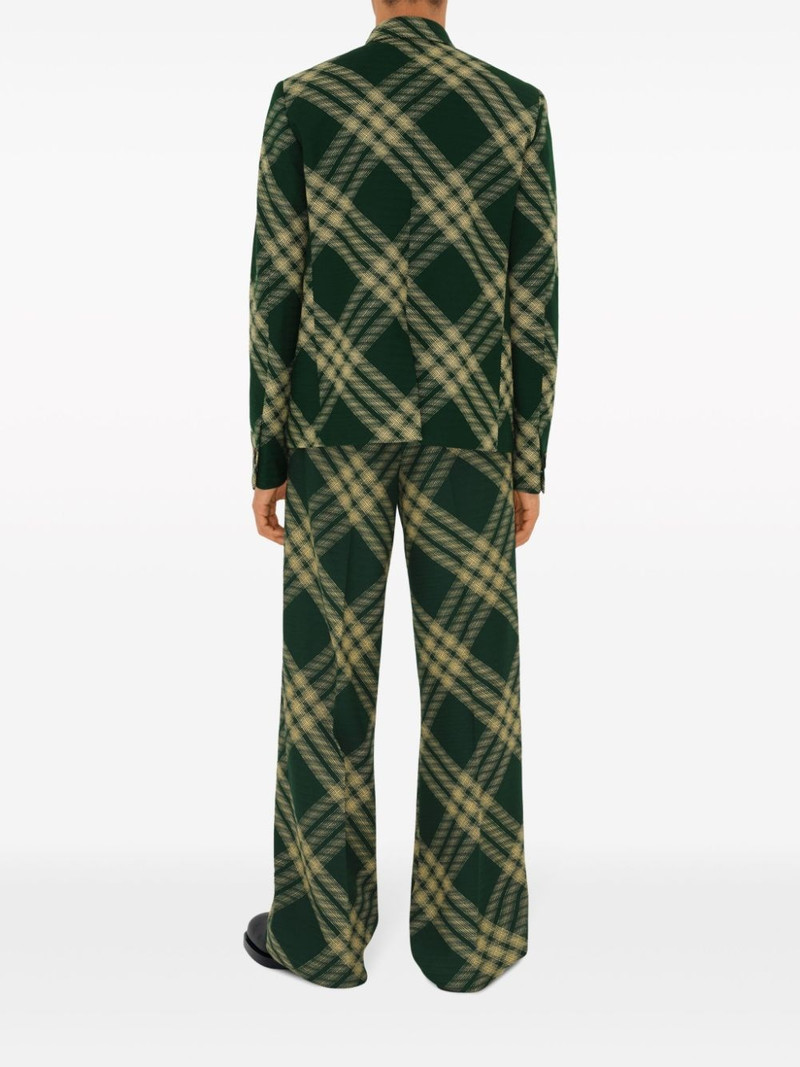 check-pattern buttoned blazer 4