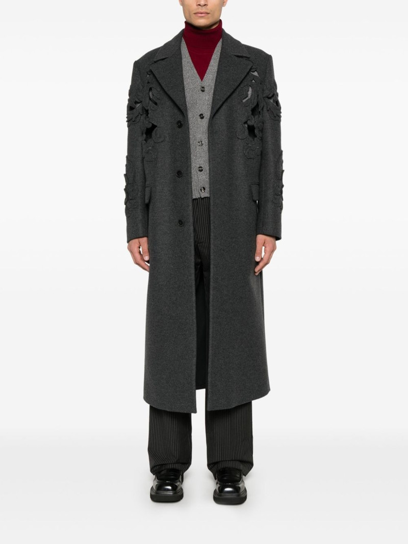 Valentino cut-out coat outlook