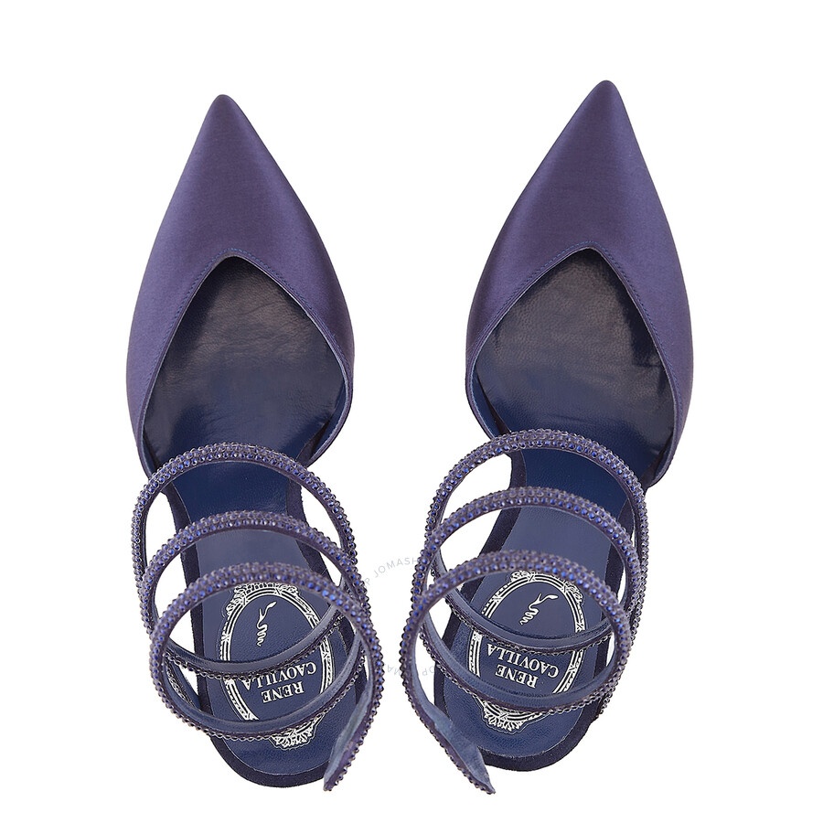 Rene Caovilla Margot 80 Satin Pumps - 3