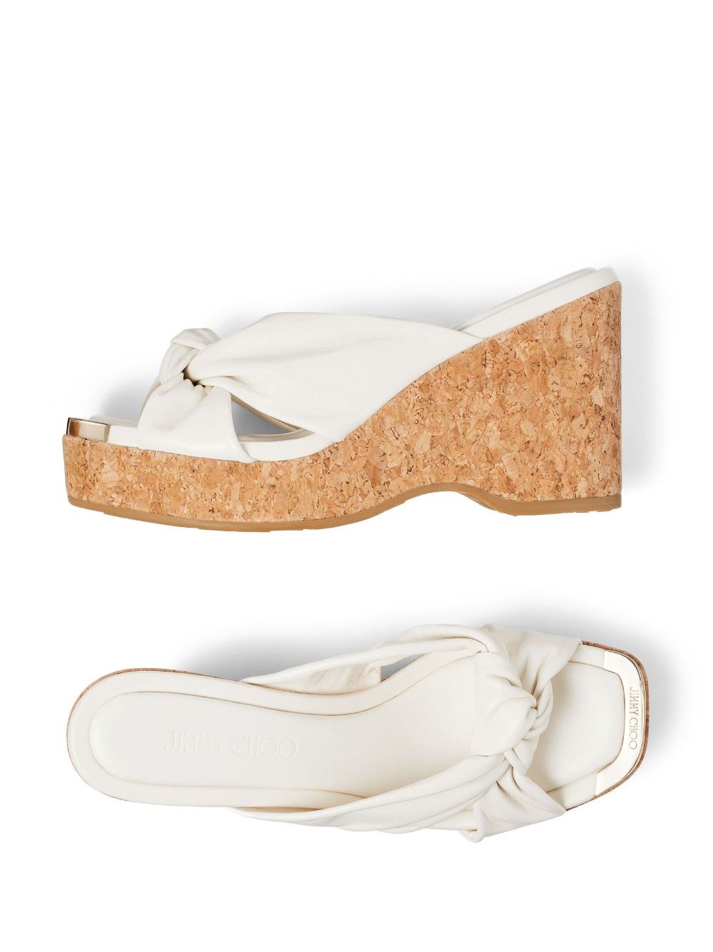 Avenue 95mm wedge mules - 4