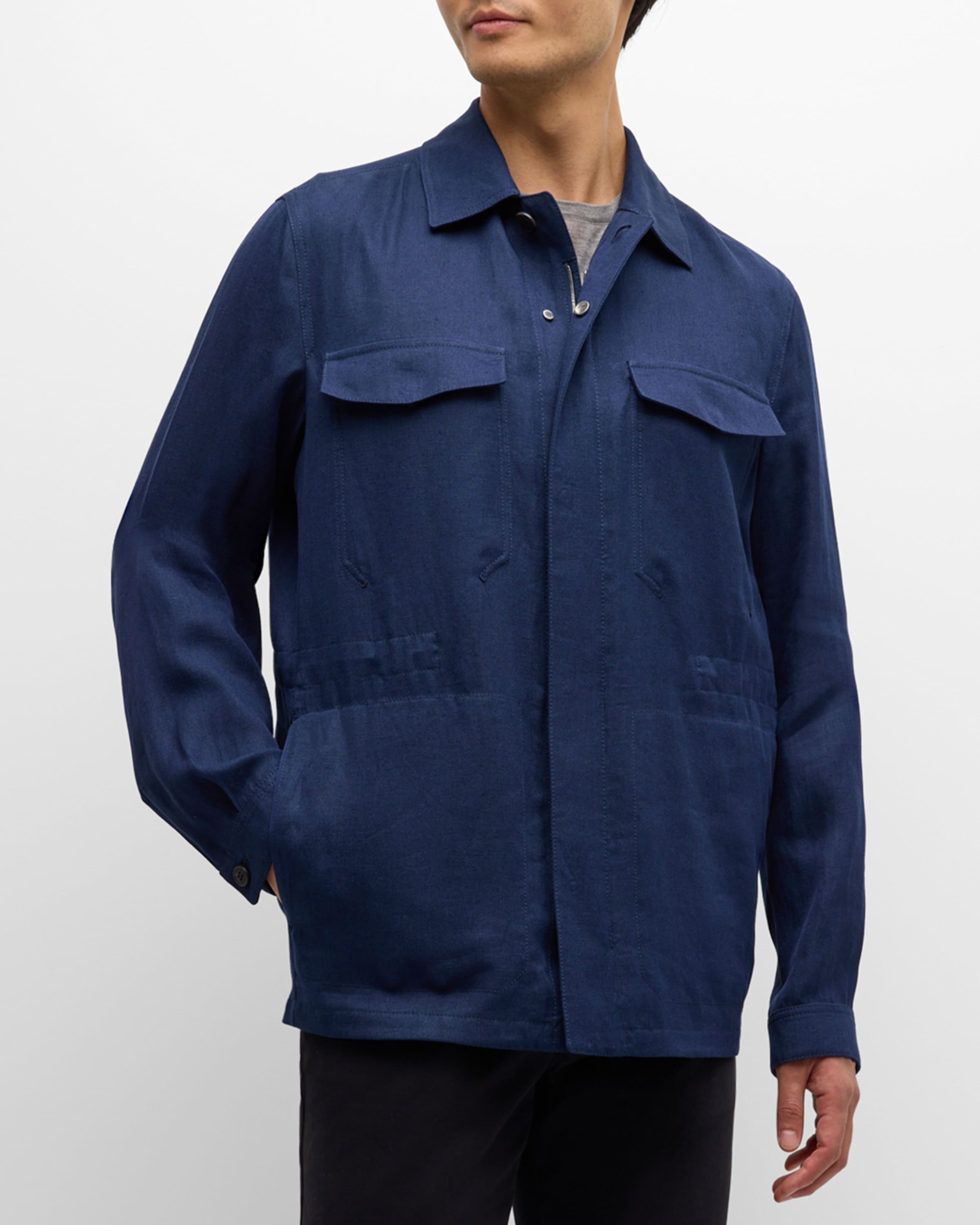 Men's Oasi Linen Field Jacket - 2