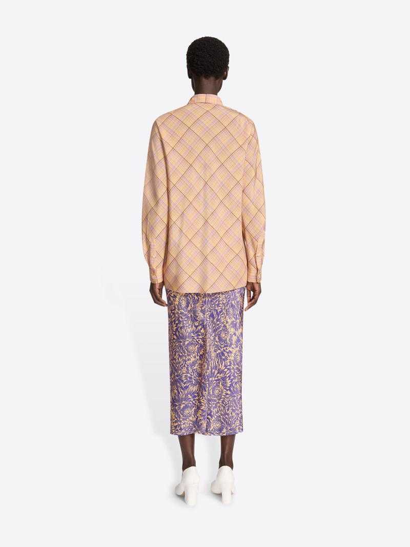 CHECKED SILK SHIRT 4