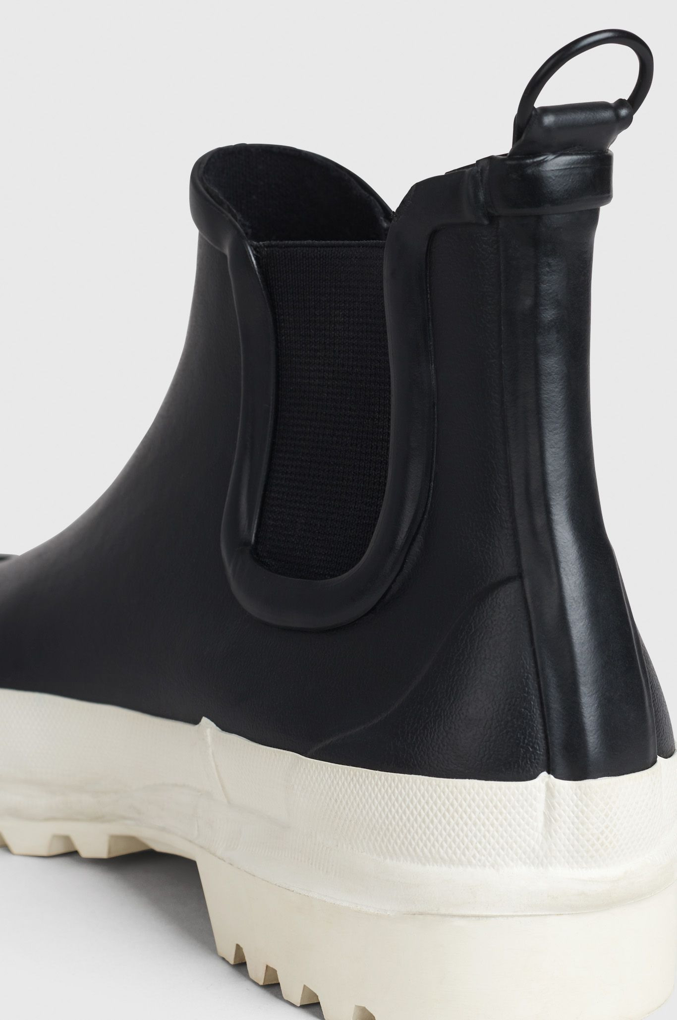 Black and White Chelsea Rainwalker Boots - 2