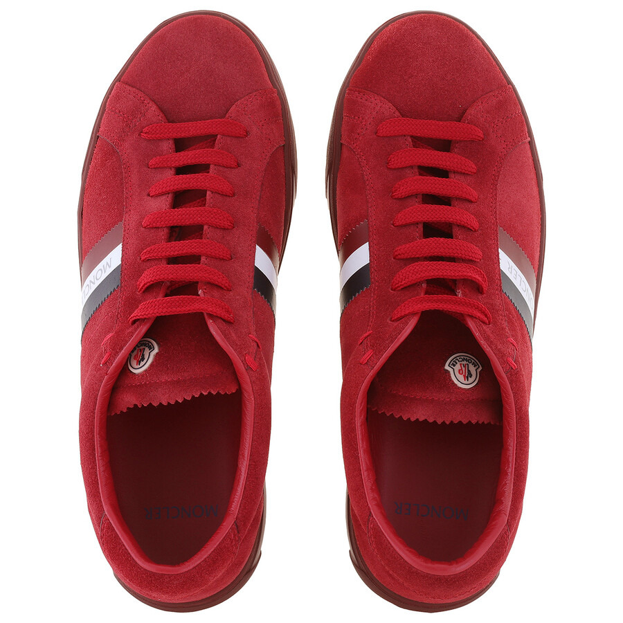 Moncler Monaco Suede Low-Top Sneakers - 3