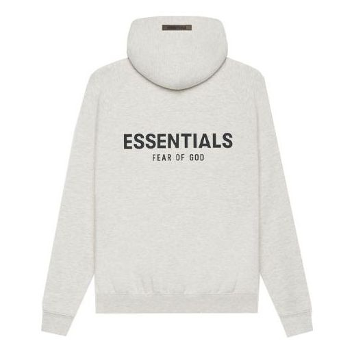 Fear of God Essentials SS21 Pullover Hoodie 'Light Heather Oatmeal' FOG-SS21-593 - 2