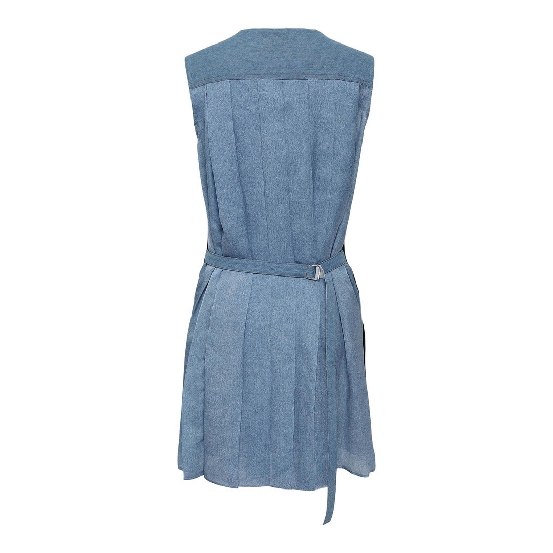 Denim X Cotton Jersey Dress - 2