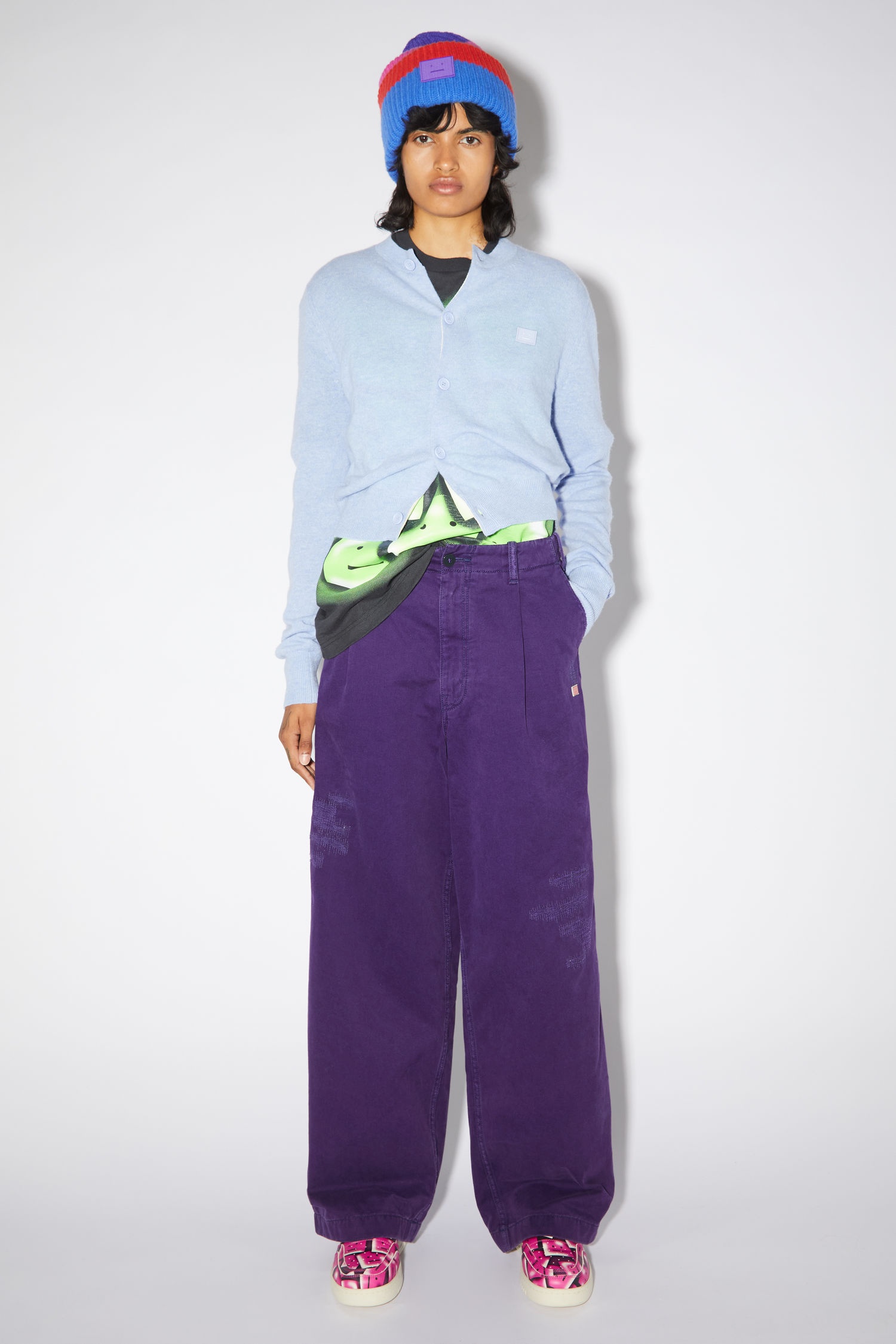 Workwear trousers - Purple - 2