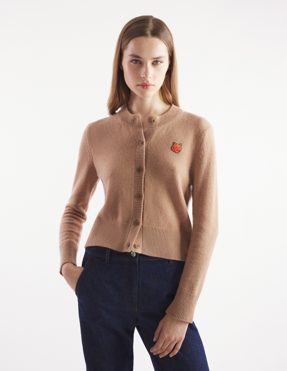 BOLD FOX HEAD PATCH REGULAR CARDIGAN - 3