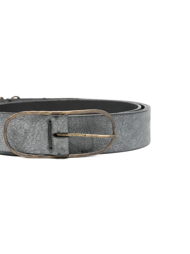 buckle-fastening leather belt 3