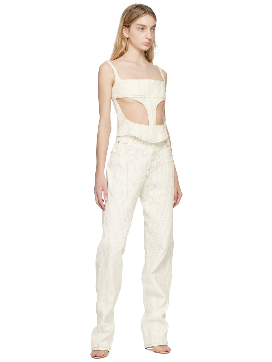 SSENSE Exclusive Off-White Tank Top - 4