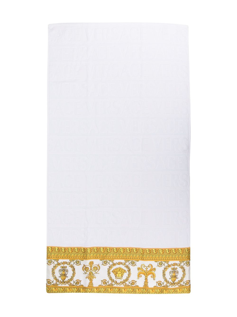 logo-edged towel - 2