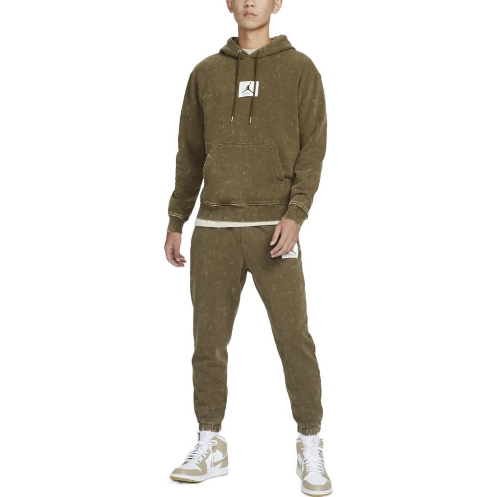 Air Jordan Athletic Hooded Pullover Men's Light Olive DR3088-385 - 3