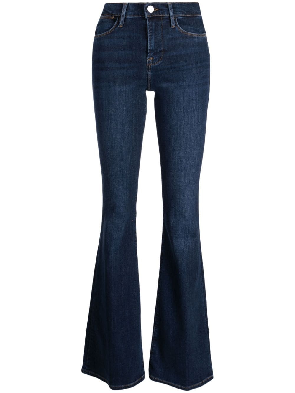 mid-rise flared jeans - 1