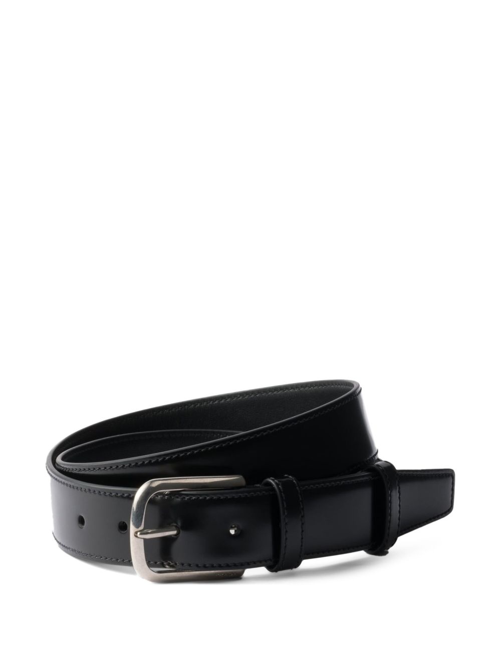 brushed-leather belt - 1